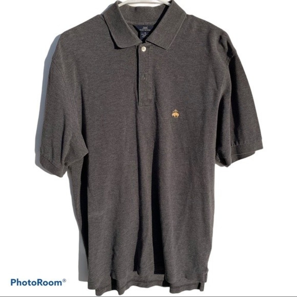 Brooks Brothers Gray Polo, Size Medium